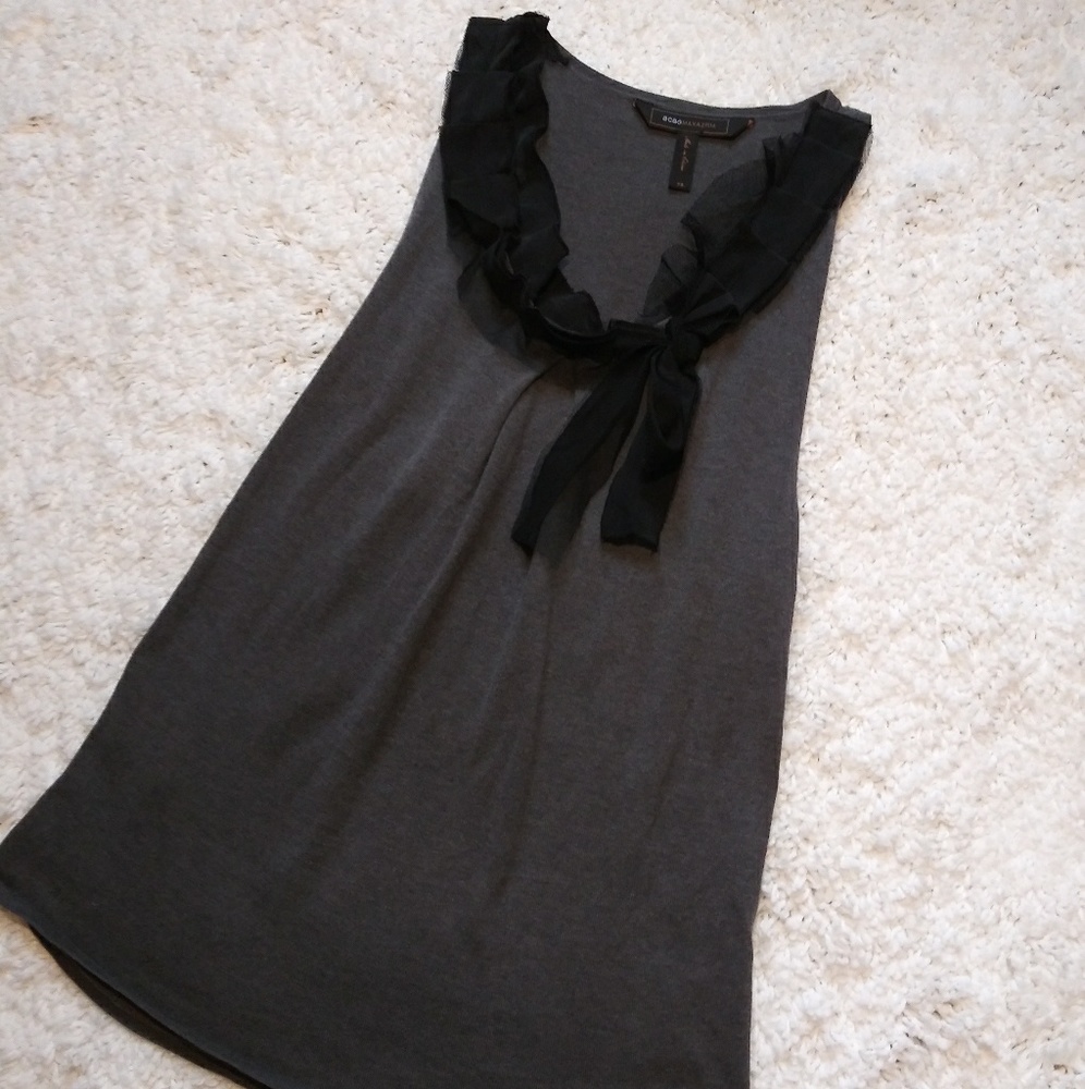 BCBGMaxAzria Silk Blend Tank XSmall